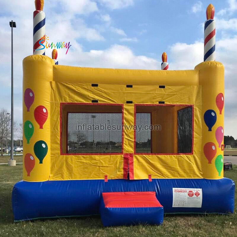 Inflatable bouncy castles